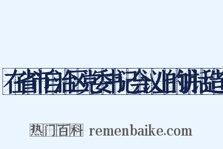 在省市自治区党委书记会议上的讲话造句是什么意思的图片